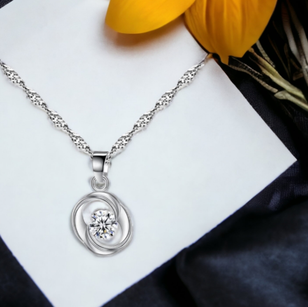 Delicate CZ necklace